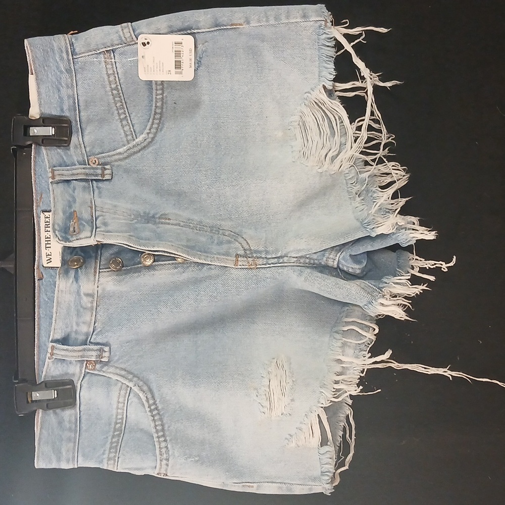 We The Free now or never denim shorts